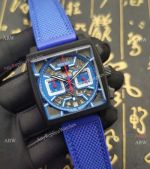 NEW 2024 Tag Heuer Monaco Skeleton Chronograph Watches Blue Face